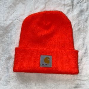 OS neon orange Carhartt beanie